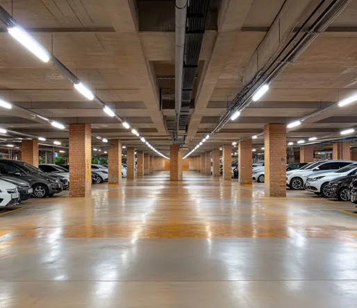 Indoor parking garage