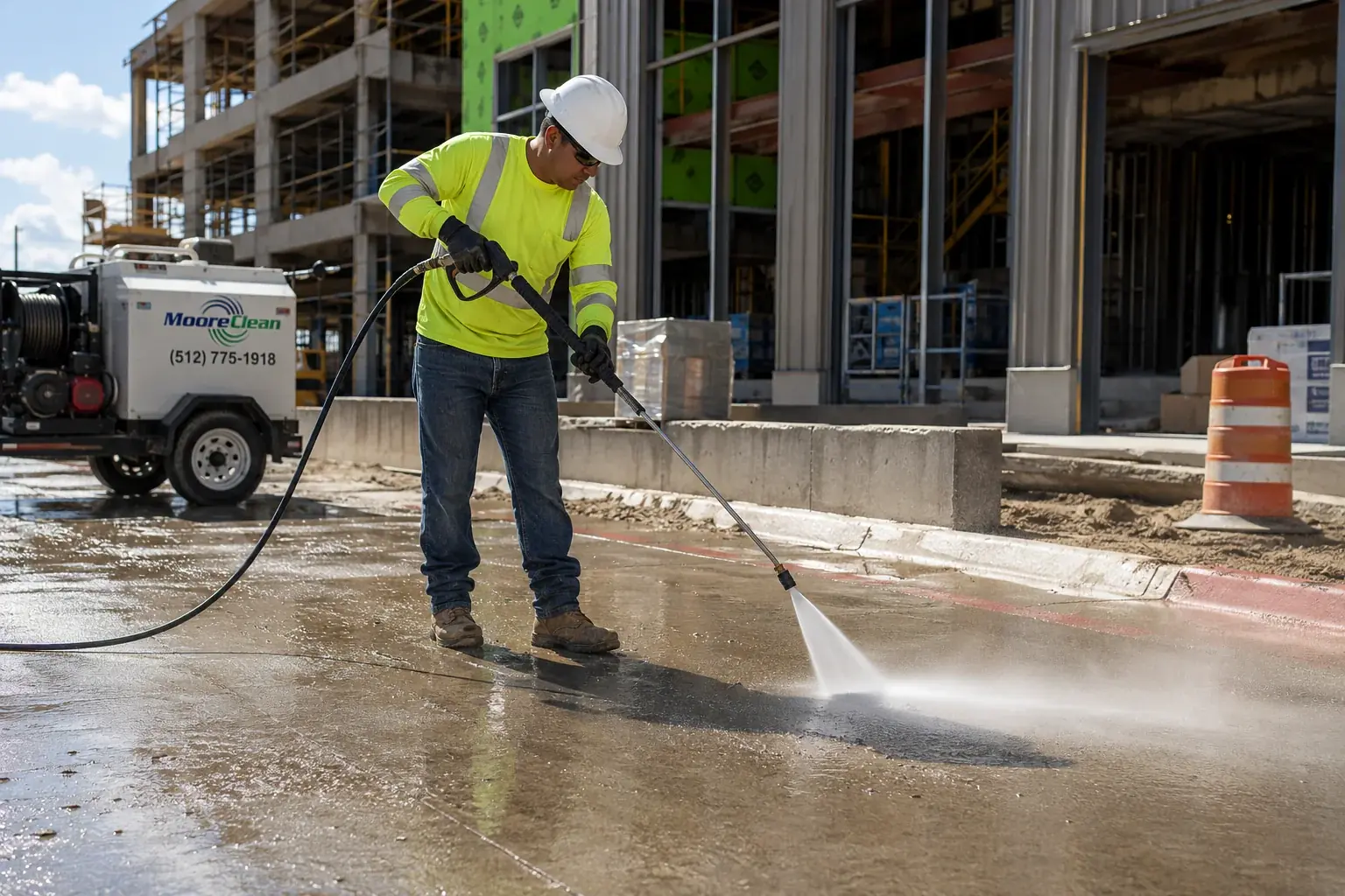 Commercial pressure washing in Austin, TX