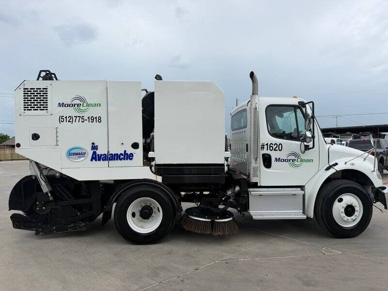 Moore Clean sweeper truck