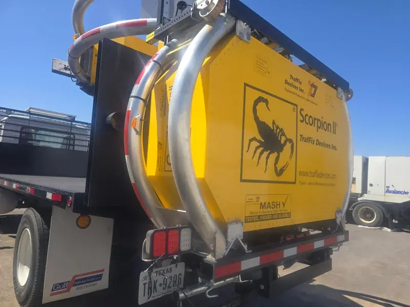 TMA-protected sweeping operation on a Dallas route