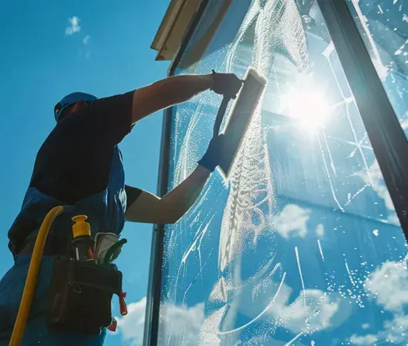 Commercial window cleaning